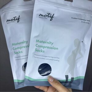 Motif Medical Maternity Compression Socks 2 pack